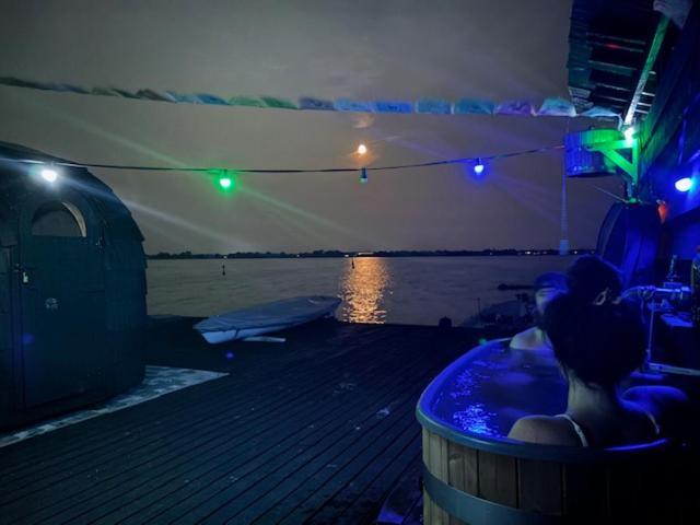 Houseboat Uitzicht Over Veluwemeer, Natuurlokatie, Prachtige Vergezichten Biddinghuizen Eksteriør bilde